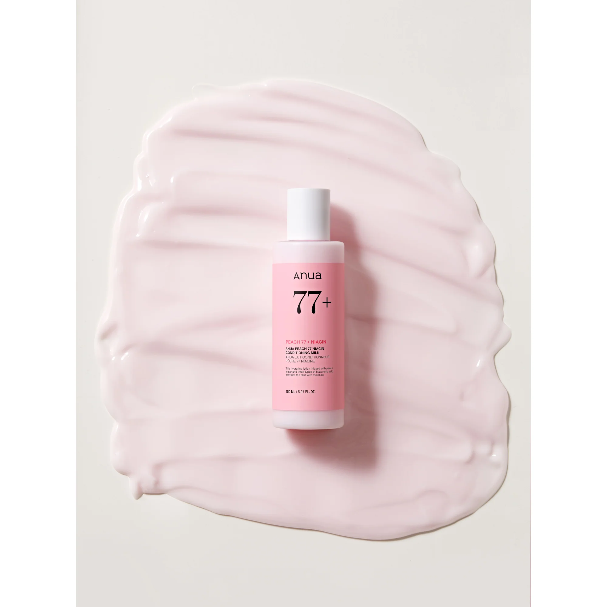PEACH 77 % niacinbalsammelk - fuktighetsgivende ansiktsvæske, lysnende ansiktsvæske