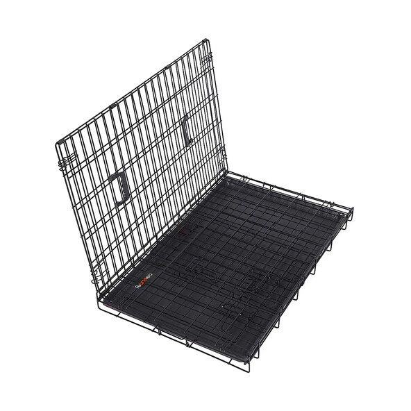 Hundekäfig klappbar, mit 2 Türen