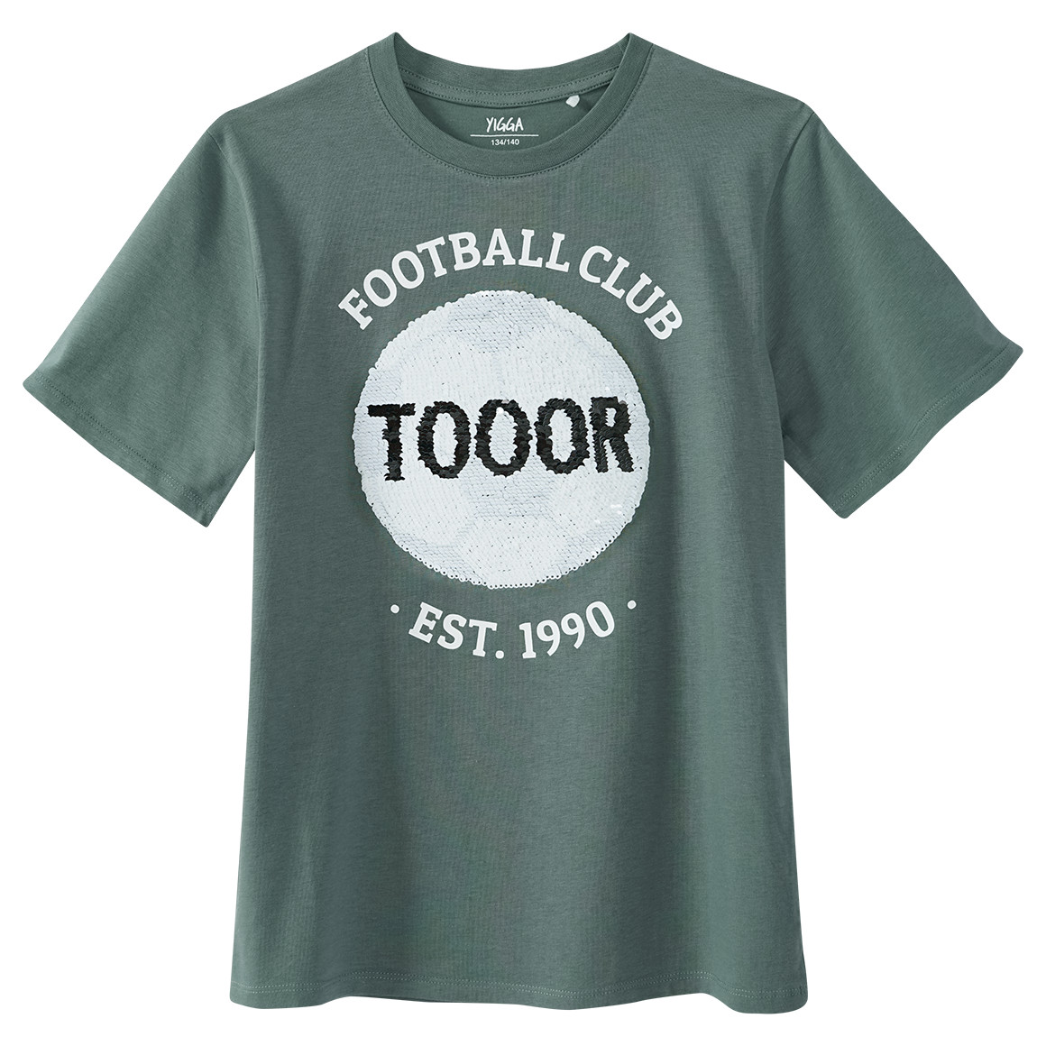 Jungen T-Shirt mit Wendepailletten