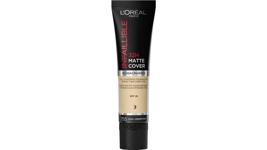 L'ORÉAL PARIS MakeUp Infaillible Matte Cover 30 ml 155 - Naturel Rose/Natural Rose