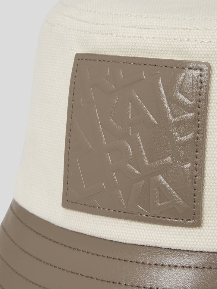 Karl Lagerfeld Fischerhut in Creme/ Taupe günstig kaufen onesize