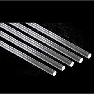 Runde Acryl Stäbe Transparent 1,6 mm (5)
