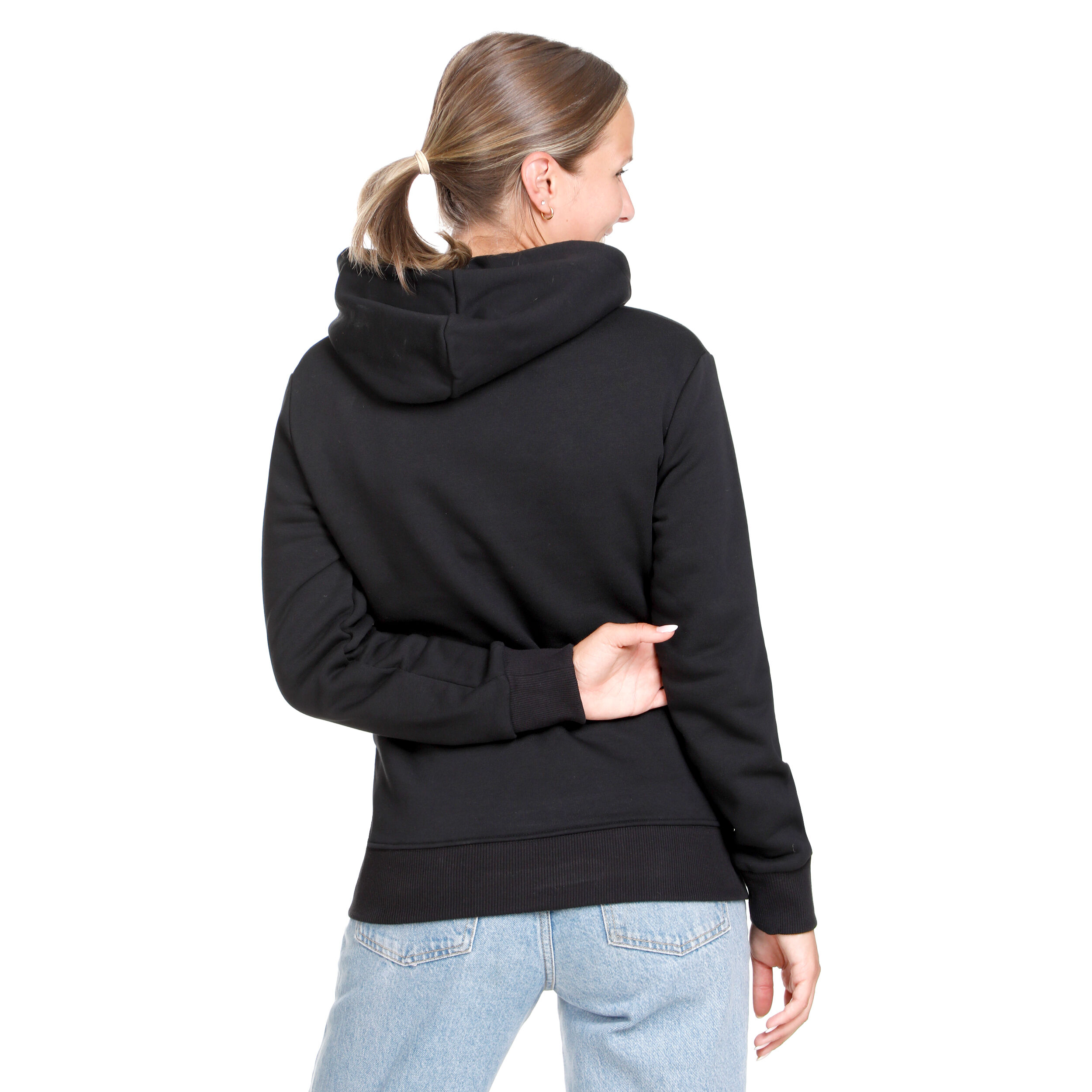 Camou Glitter Hoody Damen - Schwarz, Khaki
