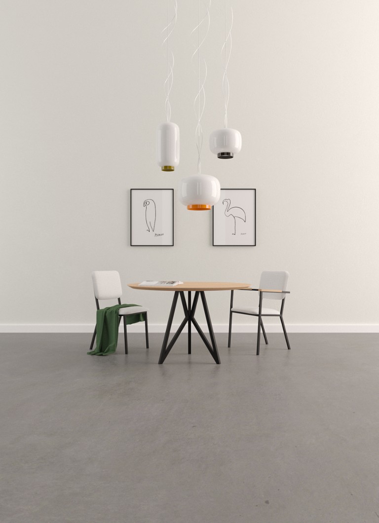 Studio HENK Butterfly trijkājis galds 120