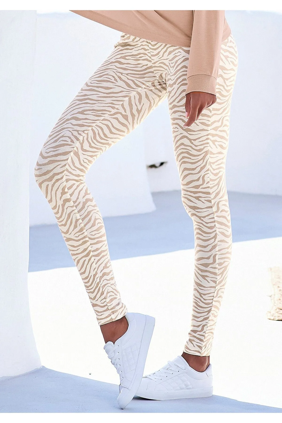 LASCANA  Pyjamahose - Ecru - Relaxed