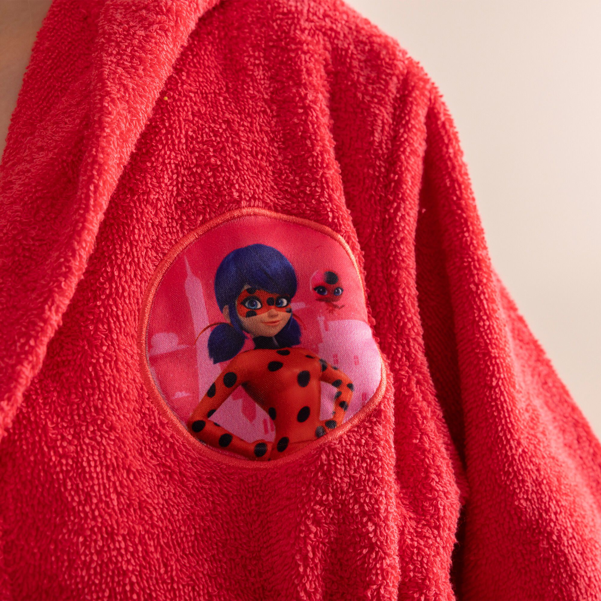 Peignoir de bain enfant Miraculous, éponge coton
