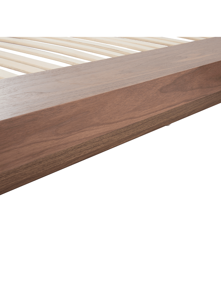 Beliani Doppelbett ZEN in Heller Holzfarbton/Weiß - (W) 328 x (H) 86 x (L) 229 cm günstig kaufen onesize