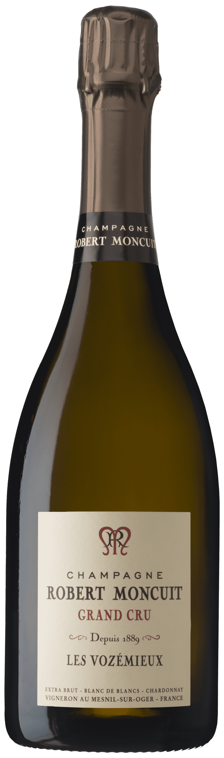 Robert Moncuit: Champagne Grand Cru Les Vozémieux Blanc de Blancs Extra Brut 2015