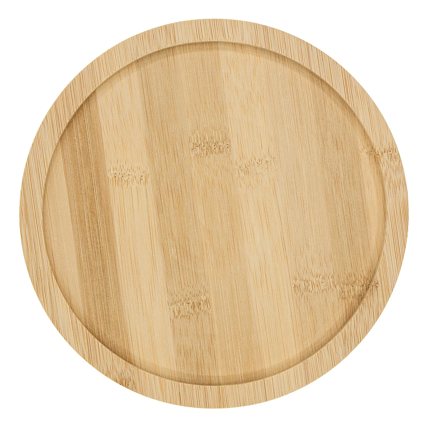 Deko-Teller aus Bambus, 21 cm Ø