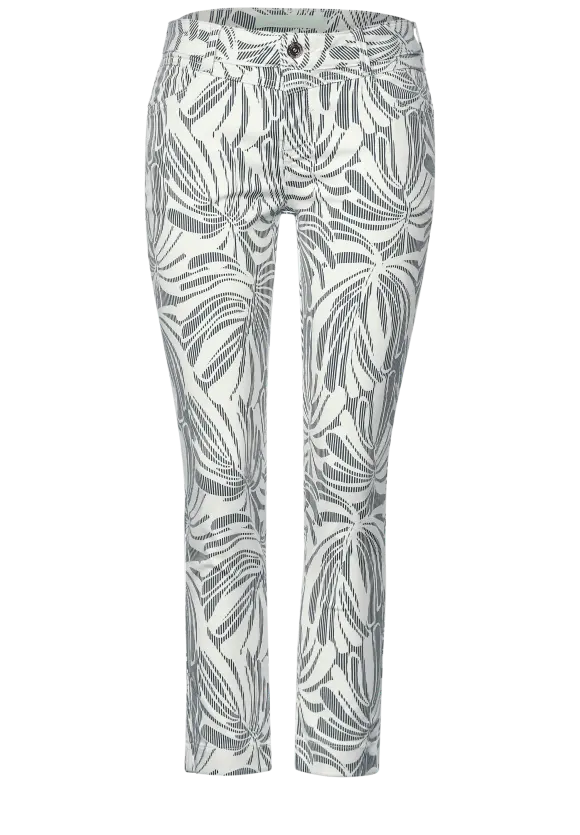 Street One Casual Fit Hose mit Print