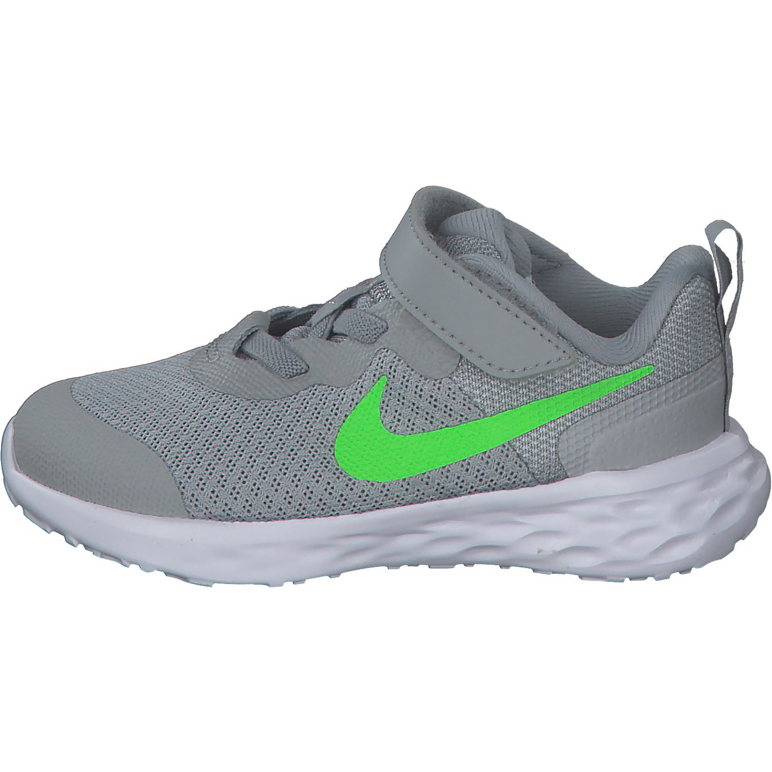 Nike Revolution 6 DD1094 M, Sneakers Low, Kinder, Grau (Hellgrau/Grün)