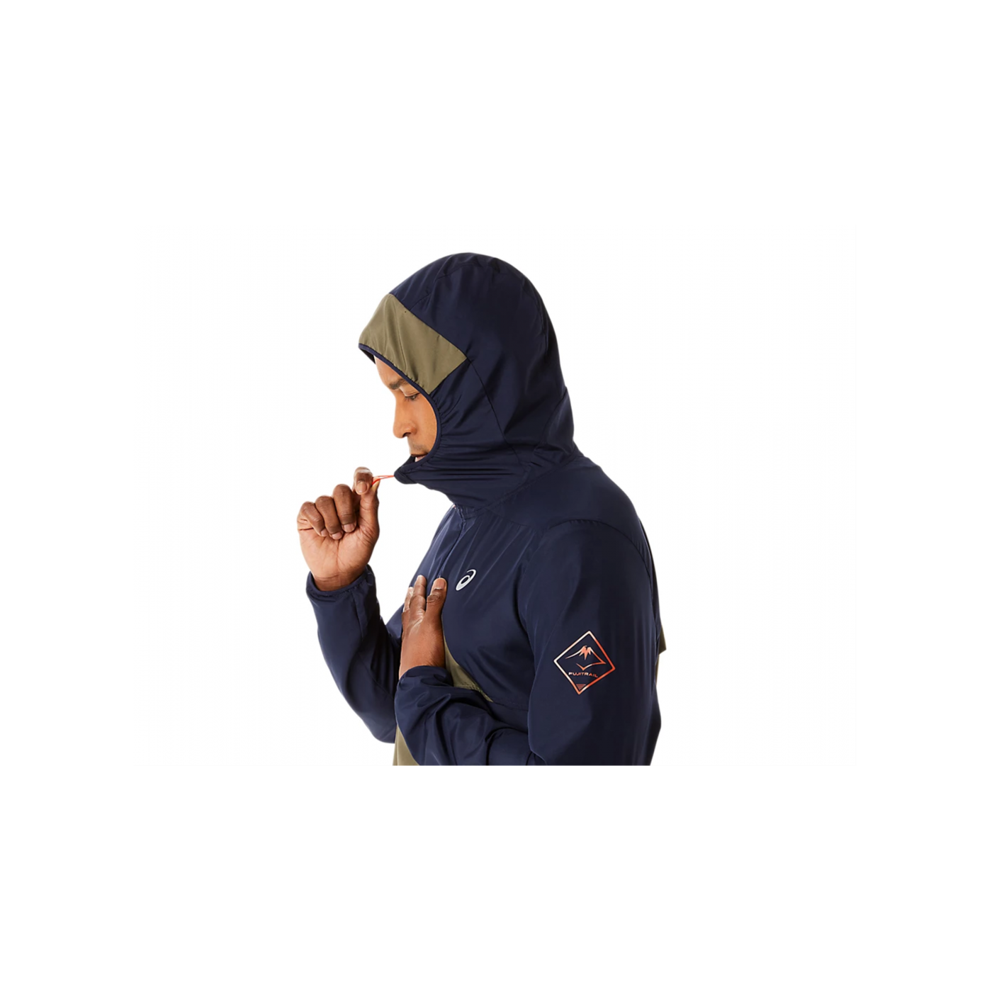 Asics Fujitrail Jacke Blau Grün F400