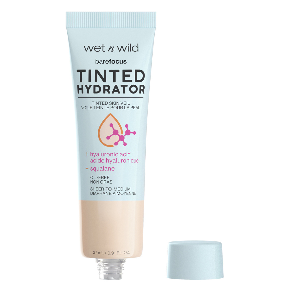 wet n wild BARE FOCUS TINTED HYDRATOR - Light Medium Hydratant teinté