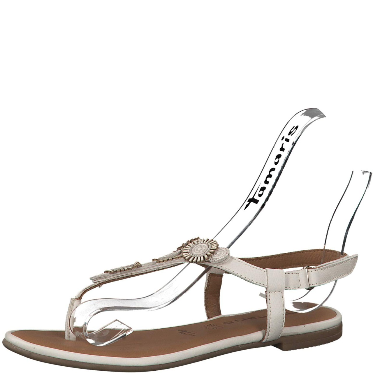 TAMARIS Riemchen Sandalen weiss