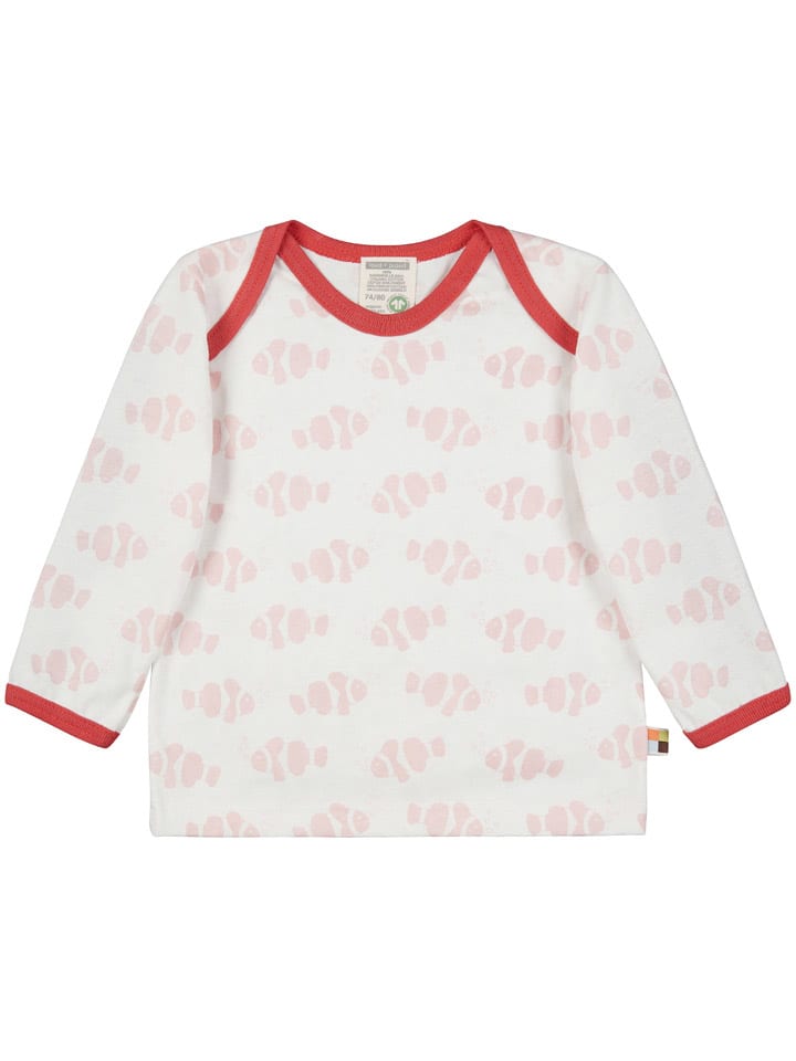 loud   proud Longsleeve in Weiß/ Rosa günstig kaufen