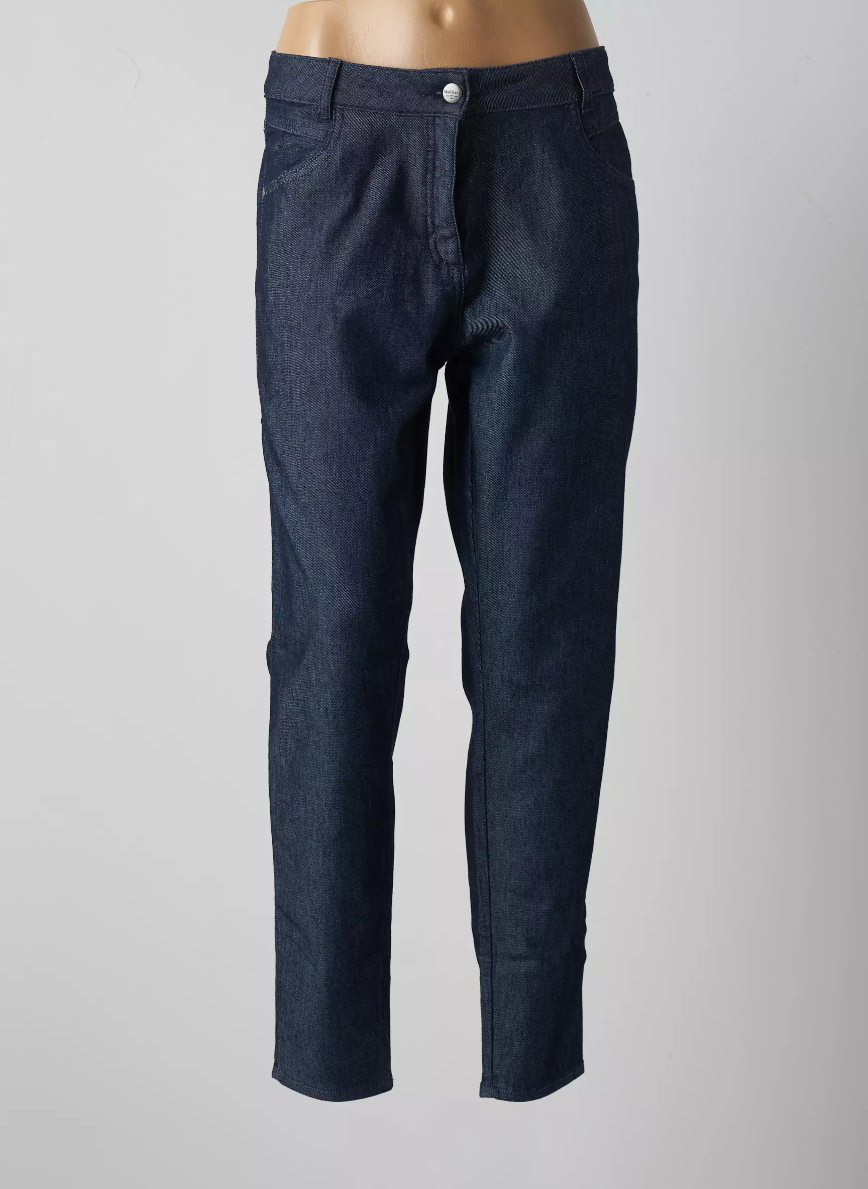 Mae Mahe Jeans Coupe Slim Femme couleur bleu