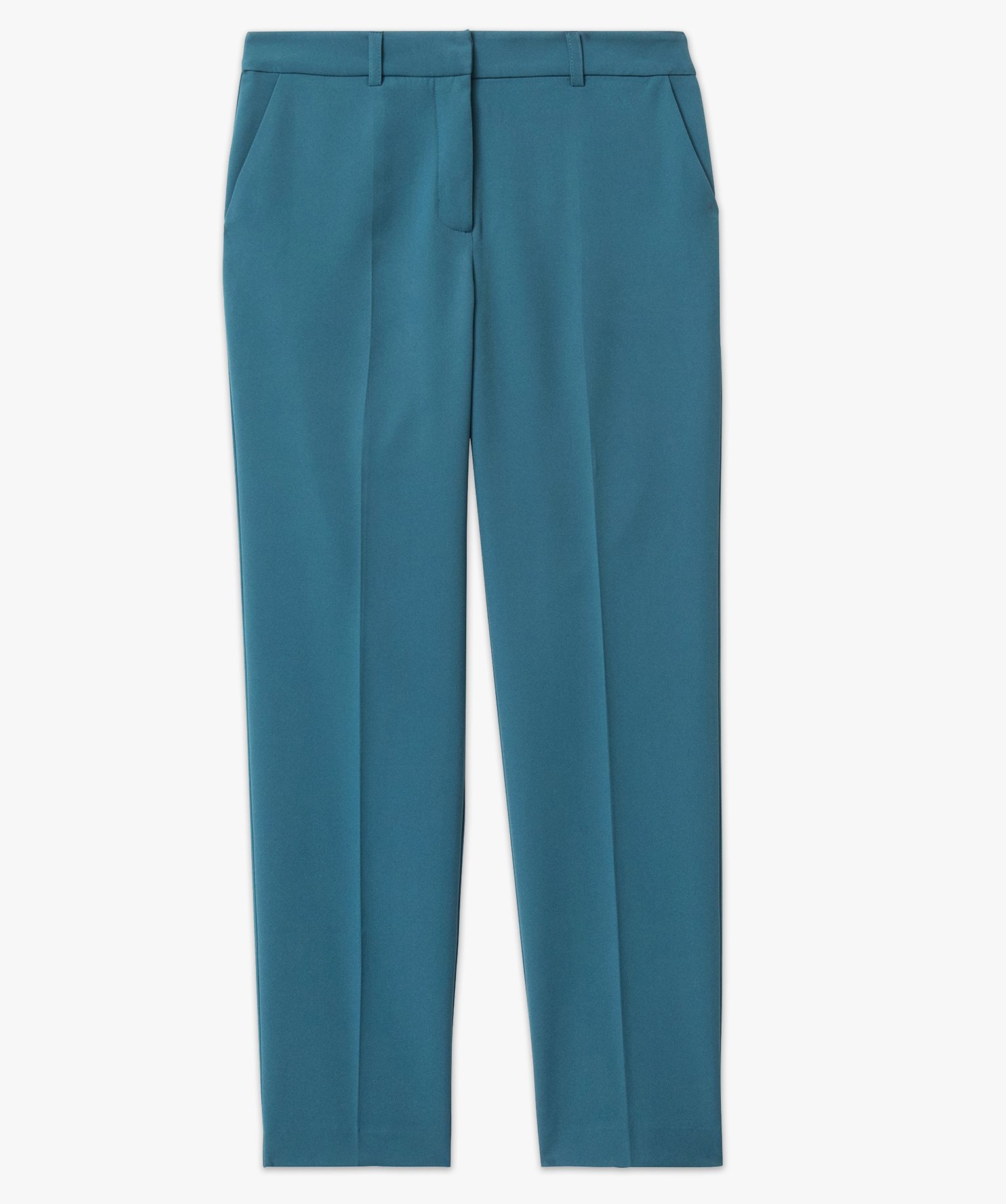 Pantalon de tailleur femme bleu | GEMO