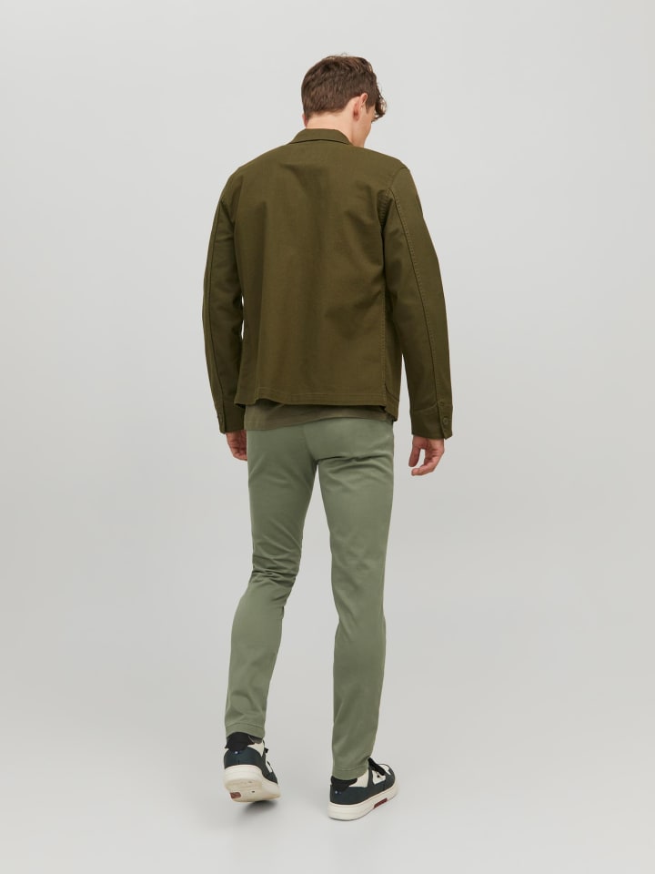 Jack & Jones Chino Hose Stretch Pants Slim Fit JPSTMARCO JJBOWIE in Grün günstig kaufen
