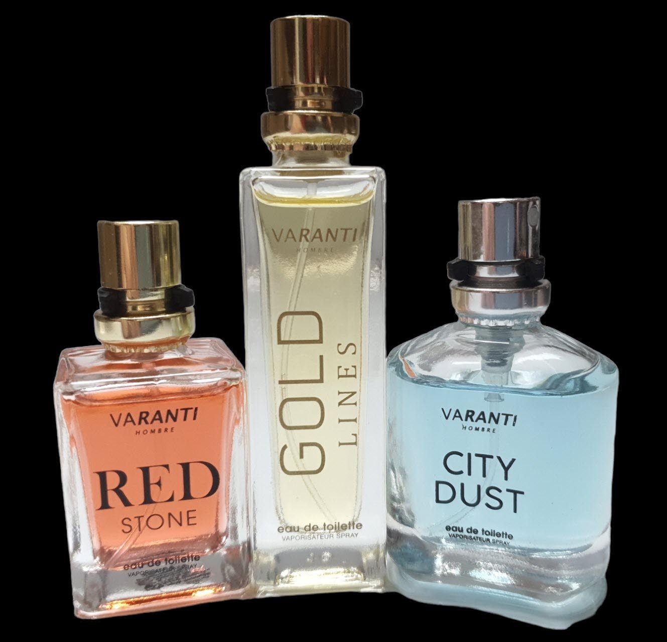 Spectrum Eau de Parfum Parfümset Mini-Flacon 3 atemberaubende Düfte je 15 ml Herrendüfte, 3-tlg.