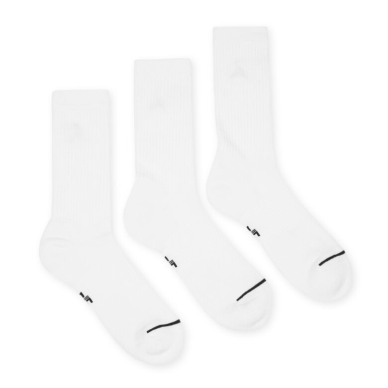 JORDAN Everyday Crew Socks (3 Pack) white/black