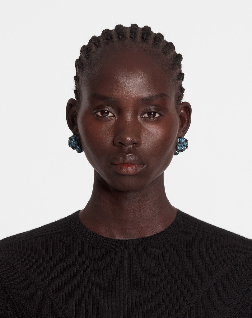 BOUCLES D'OREILLES MELODIE STRASSÉES