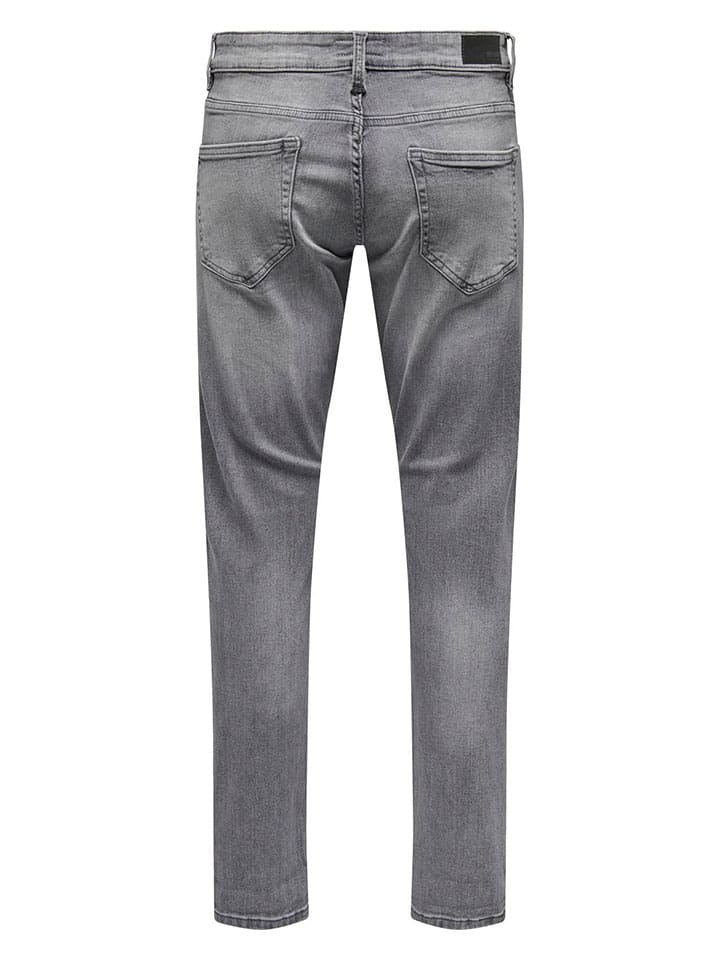 ONLY & SONS Jeans - Slim fit - in Grau günstig kaufen