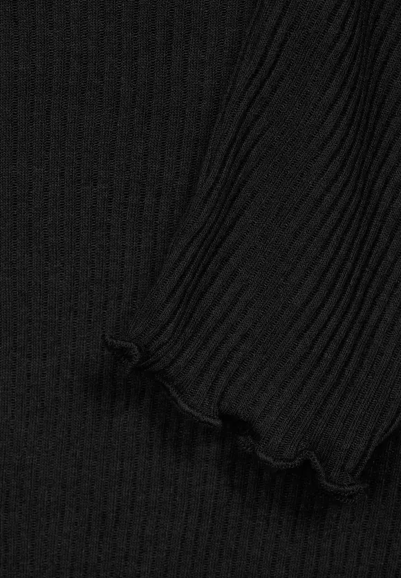 Street One Langarmshirt in Feinripp