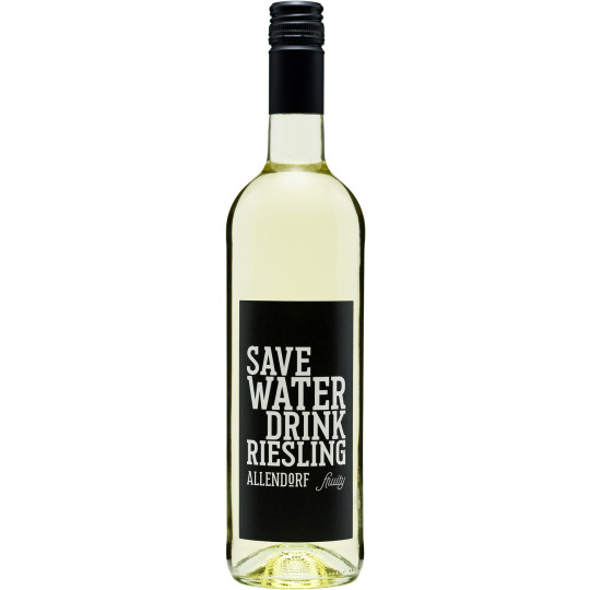 Allendorf Save Water Riesling fruity halbtrocken 0,75L