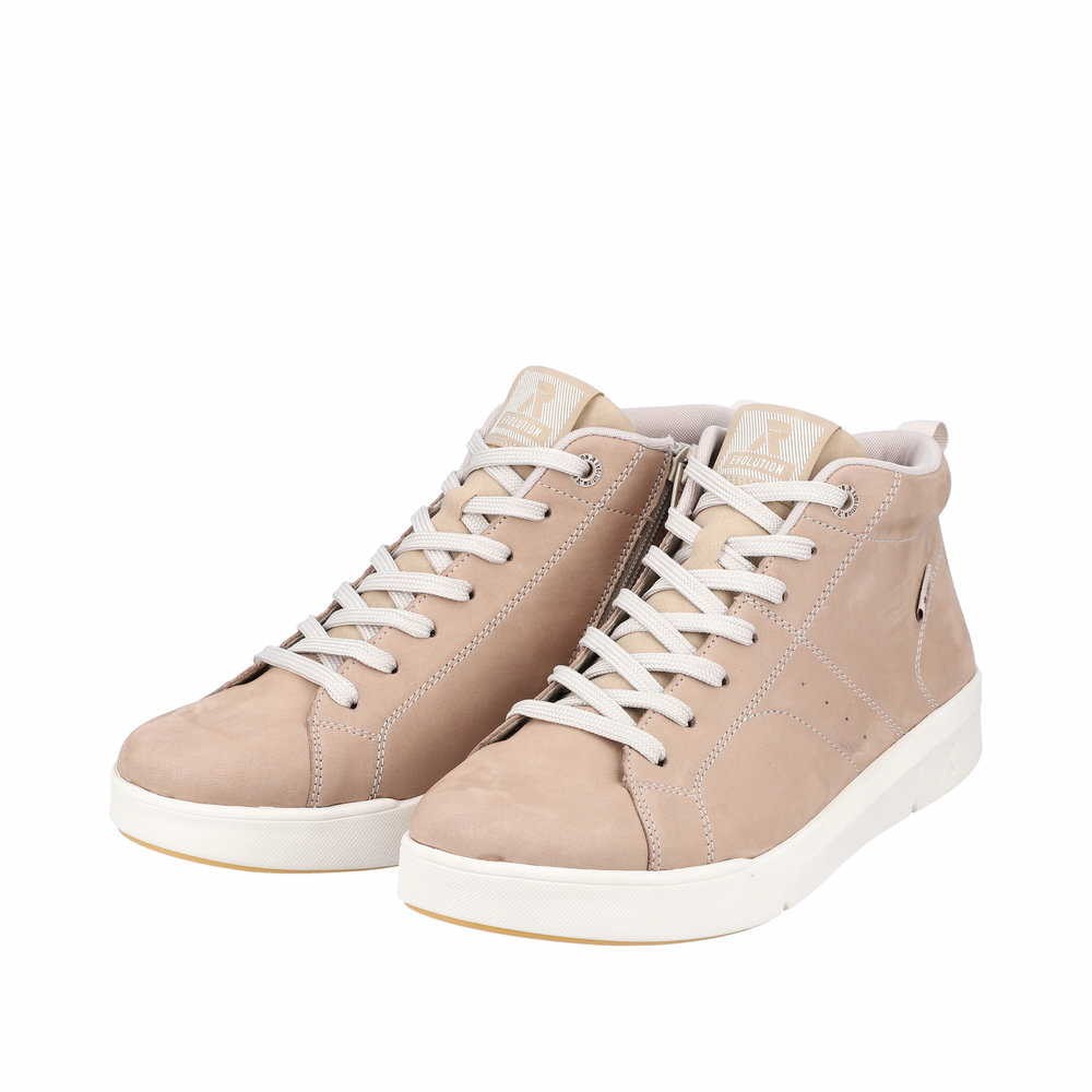 RIEKER Stiefeletten beige