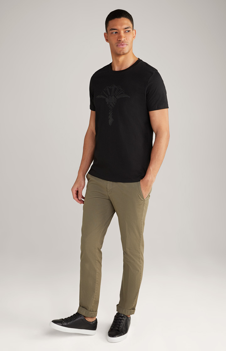 T-Shirt Alerio in Schwarz