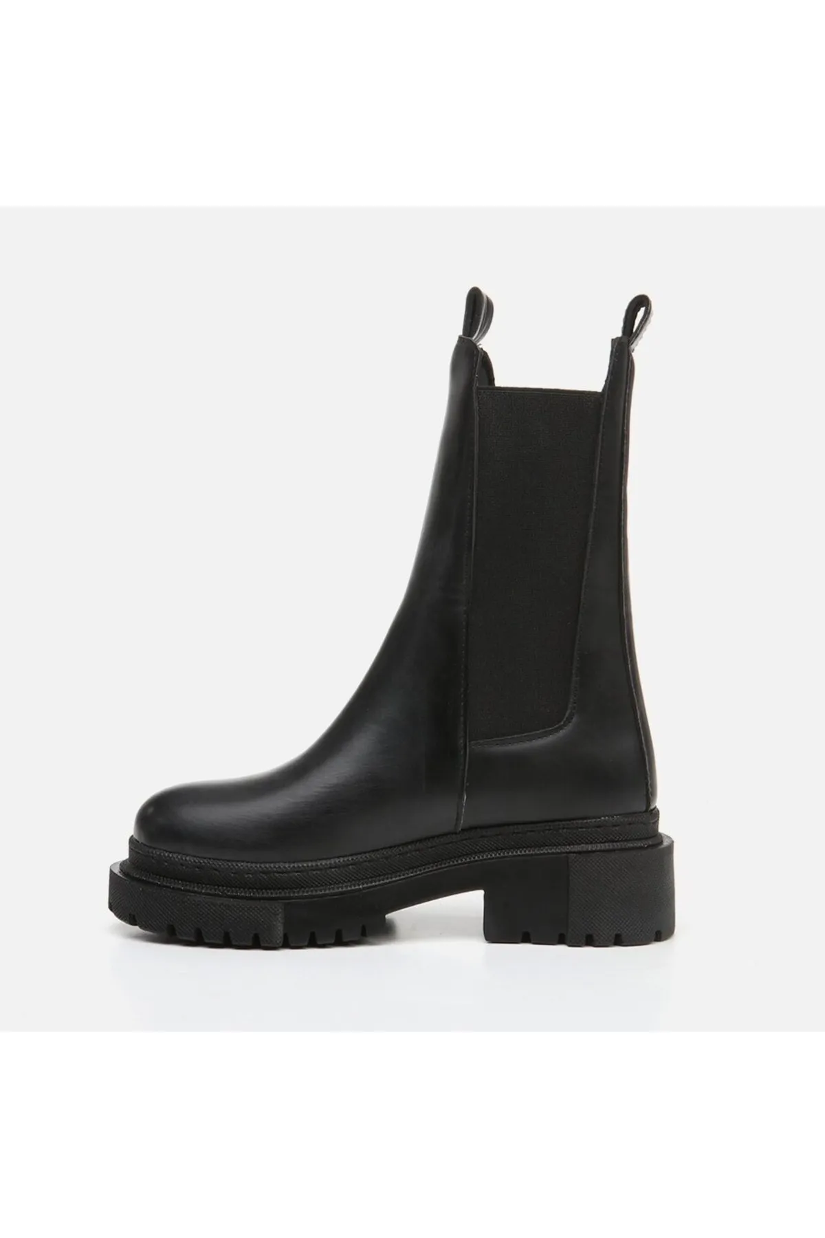 Yaya by Hotiç  Schwarze flache Damenstiefel von Yaya