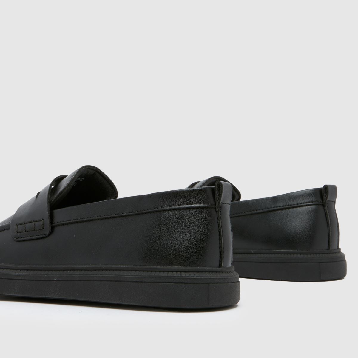 Schuh fekete Lincoln mokaszin fiú ifjúsági cipő