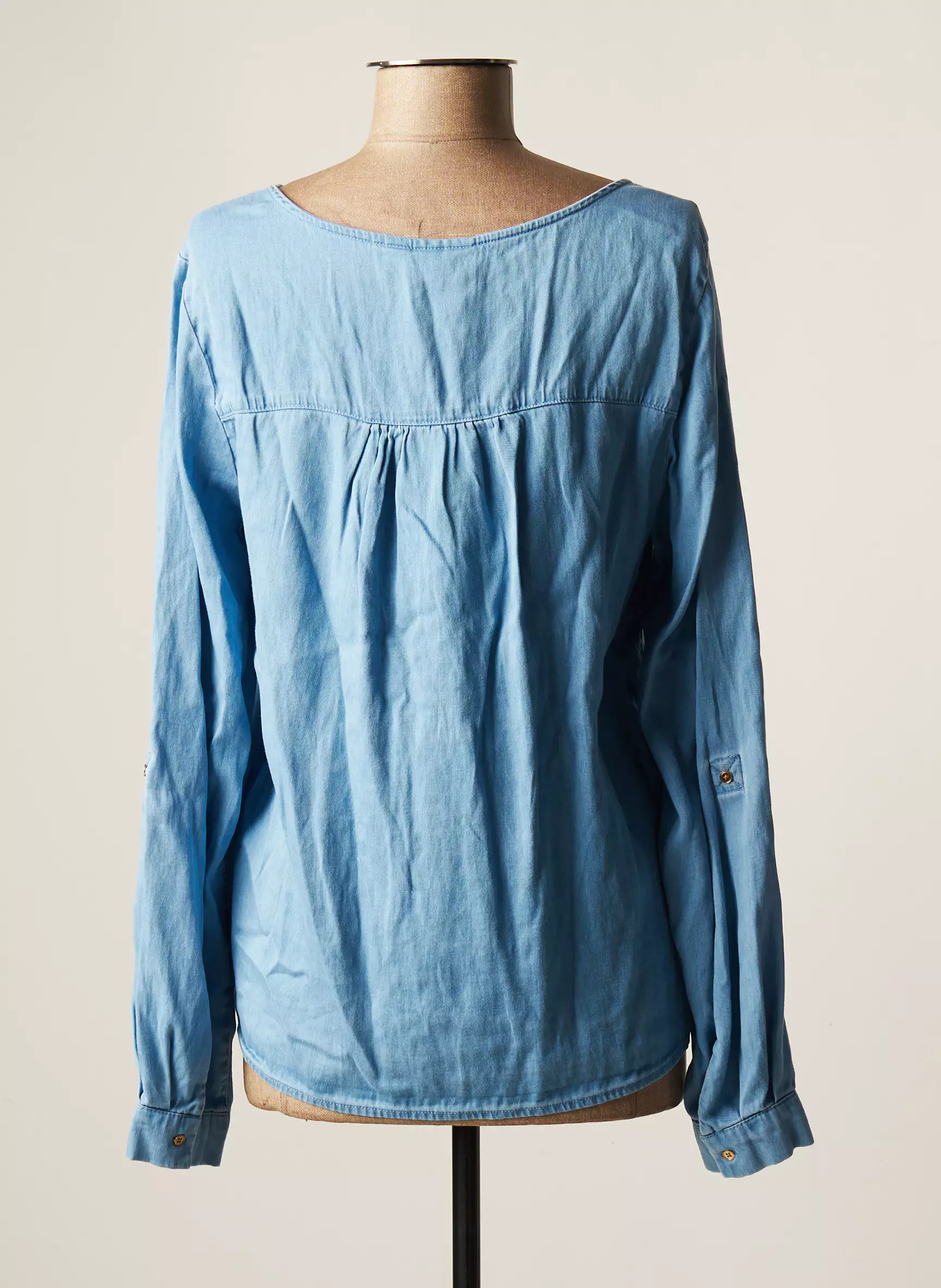 Vila Chemisiers Femme couleur bleu