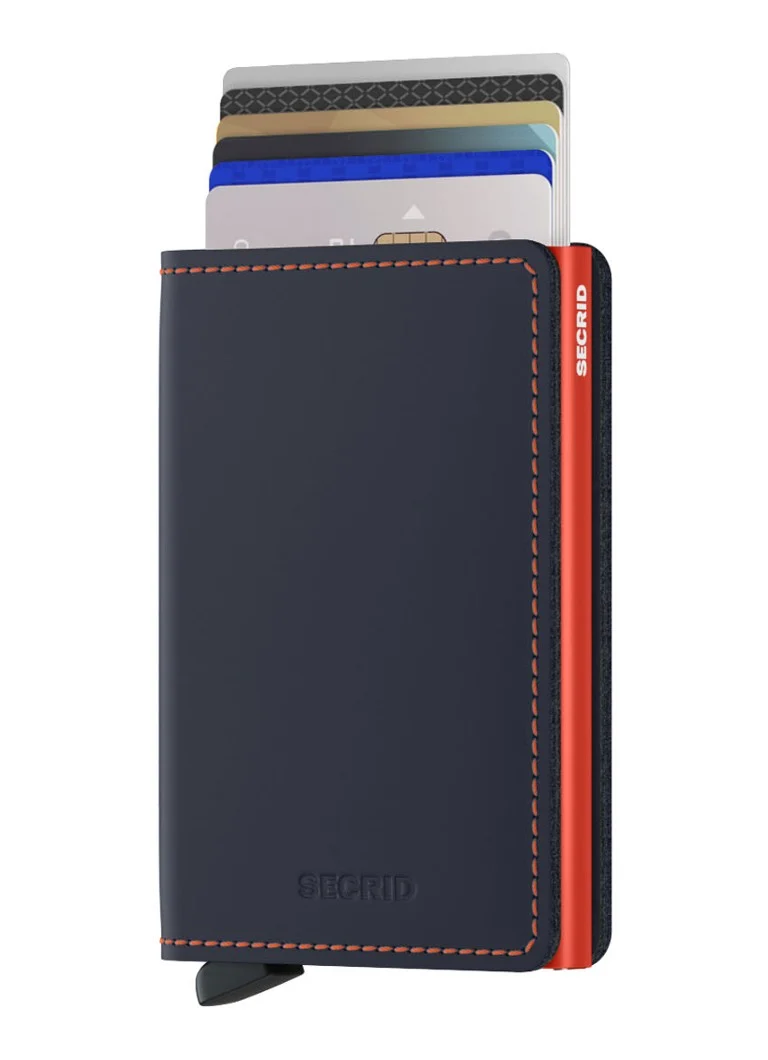 Portafoglio sottile Secrid con porta carte in pelle