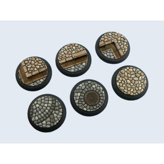 Cobblestone Bases, WRound 40mm  2 Stk. (Warmachine Bases)