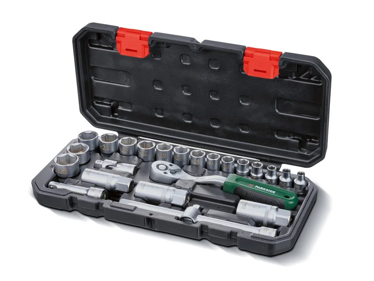Conjunto PARKSIDE® Duplo e Relevo PSSS 24 A1, 24 peças