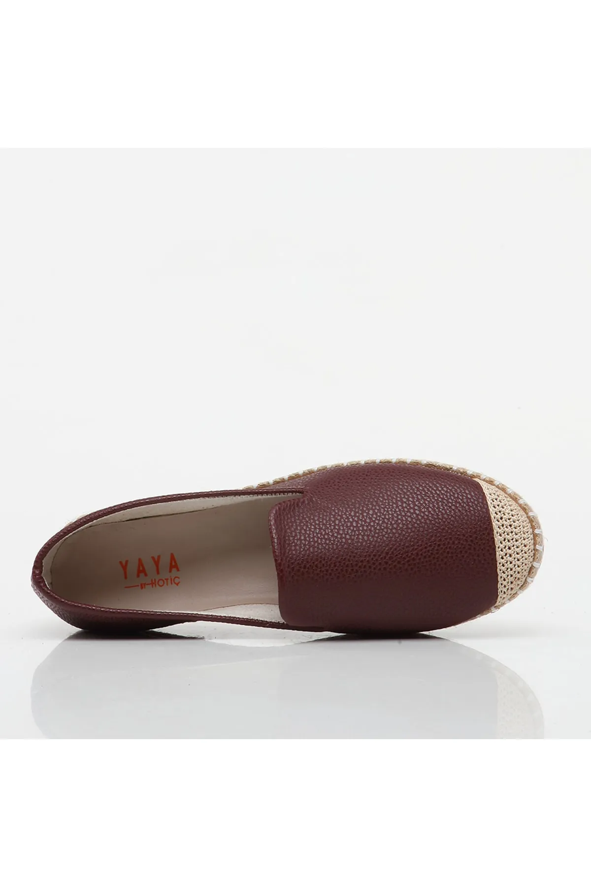 Yaya by Hotiç  Weinrote Espadrilles für Damen 01AYY233090A780
