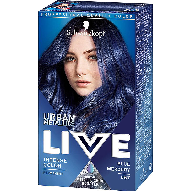Schwarzkopf Live XXL Urban Metallics Blue Mercury U67