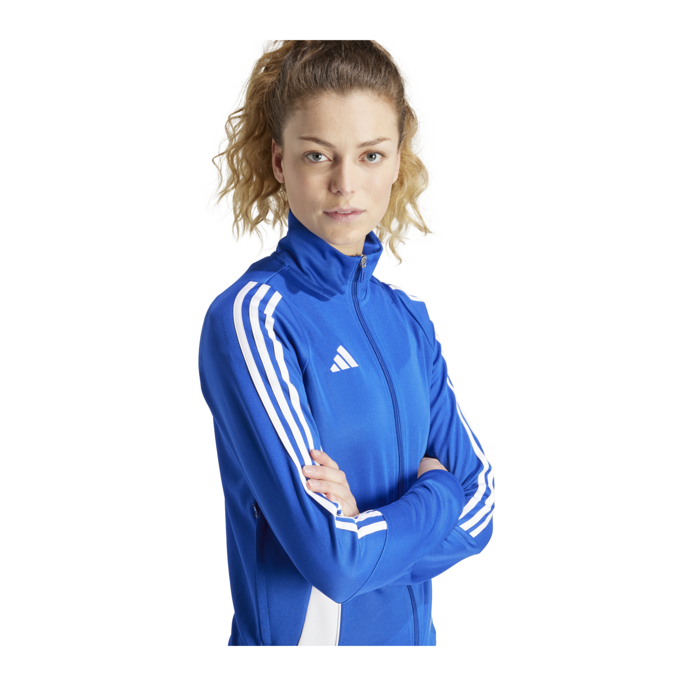 adidas Tiro 24 Trainingsjacke Damen Blau Weiss