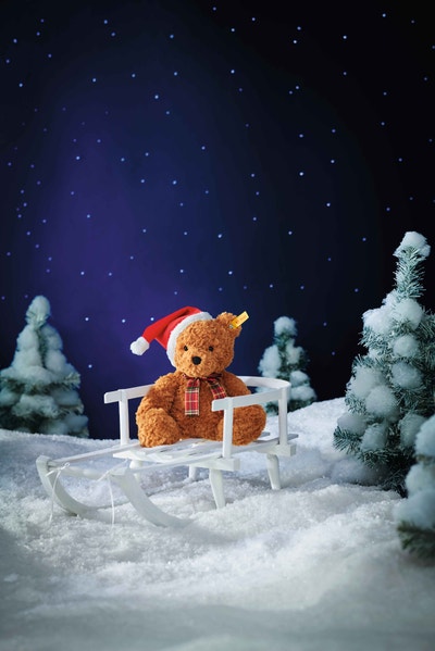 Jimmy Teddybär – Christmas, 30 cm, braun