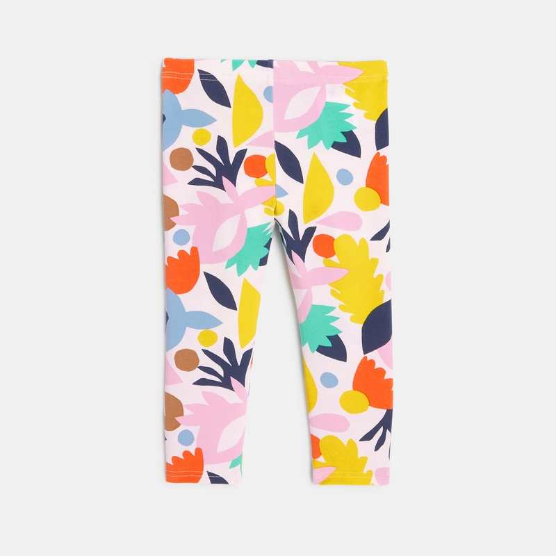 Legging bébé fille multicolore blanc Catimini