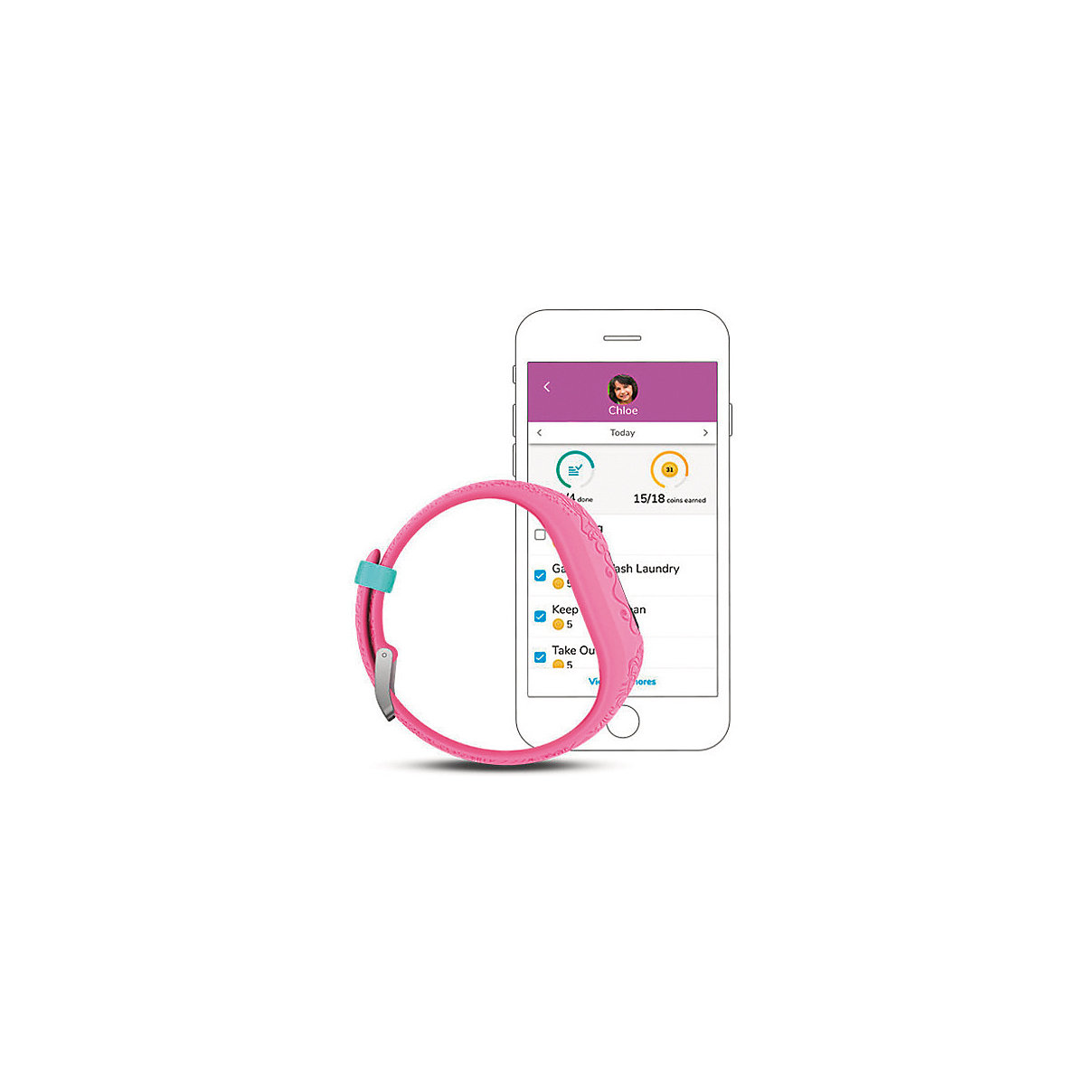 Garmin vivofit jr. 2   Prinzessin, pink