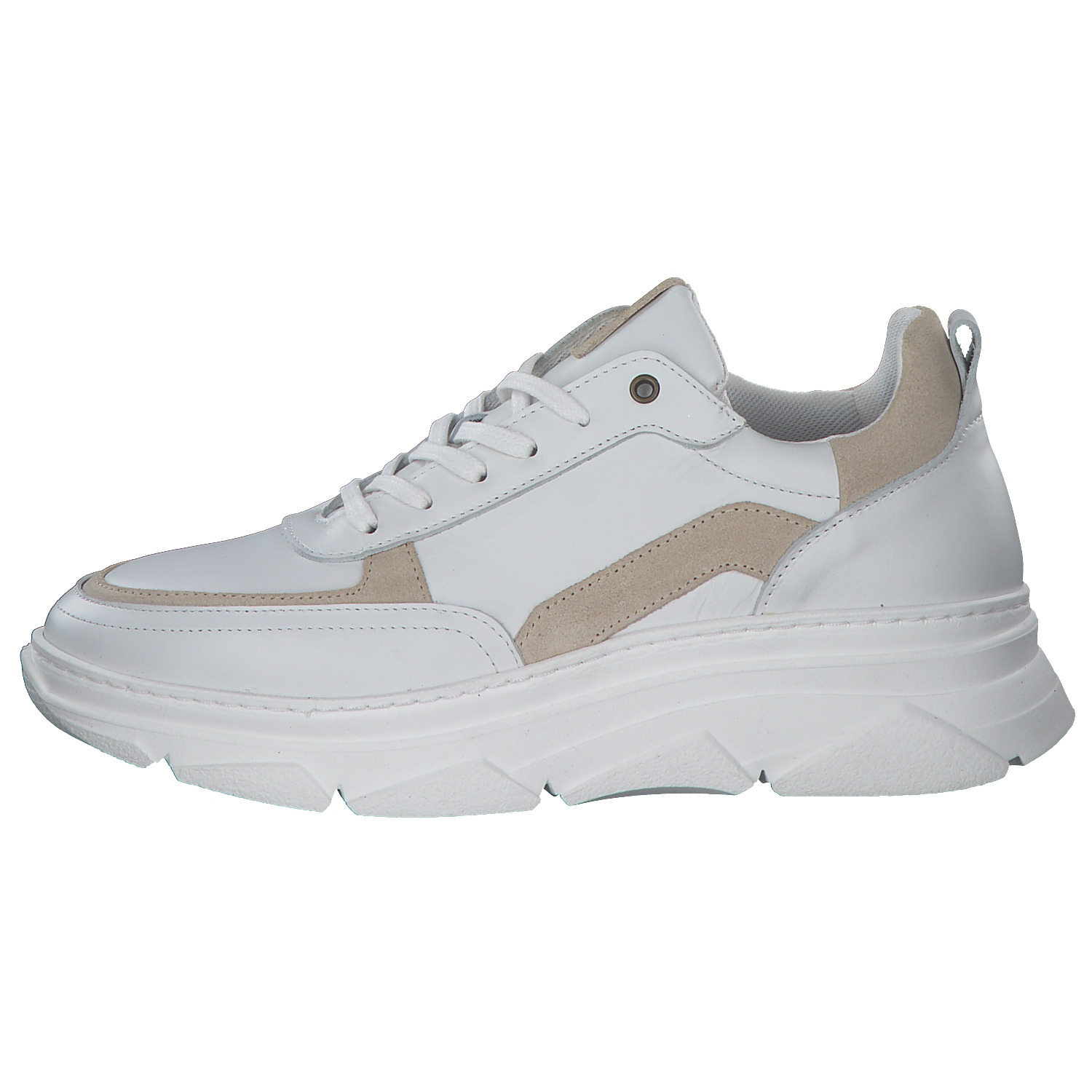 Palado PSN0002, Schnürschuhe, Damen, Weiß/Beige