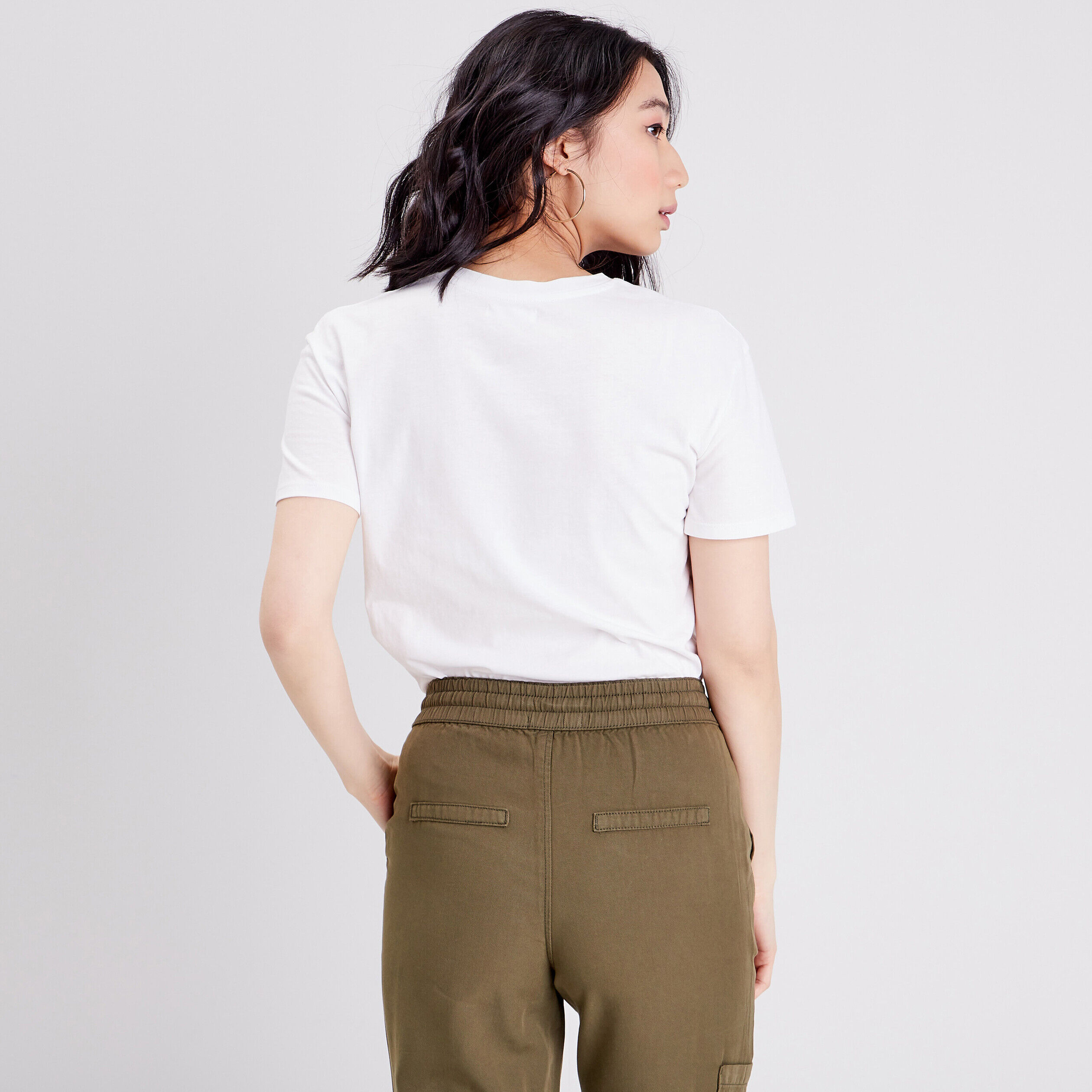 T-shirt manches courtes blanc femme | Cache Cache