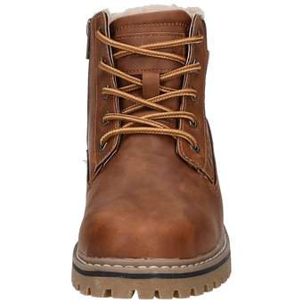 Tom Tailor Schnür Boots in braun