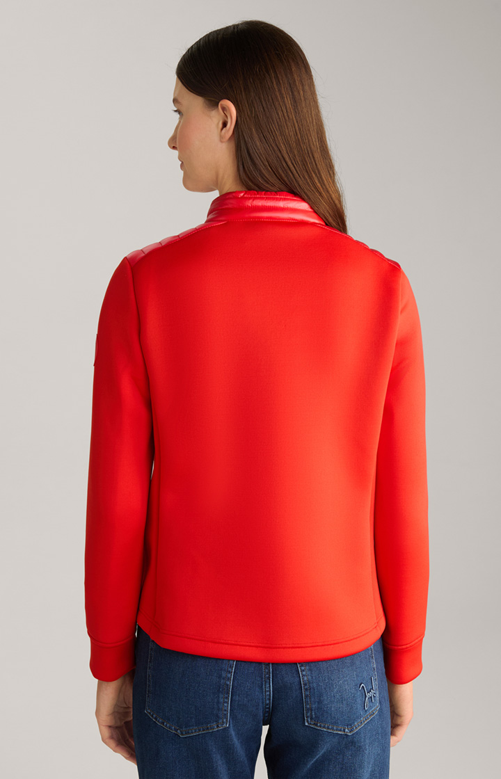 Neopren-Jacke mit Stepp in Rot