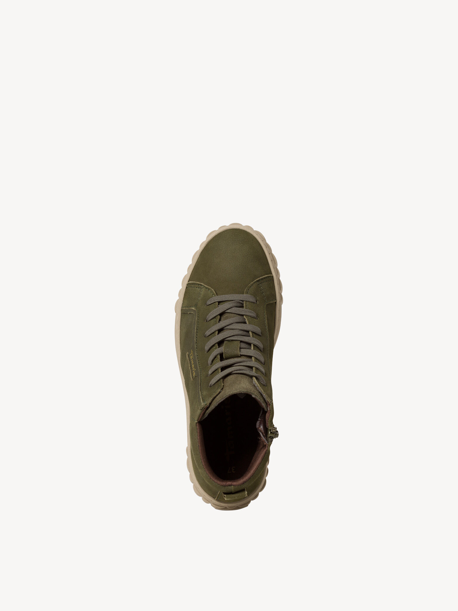 Bottine en cuir - vert