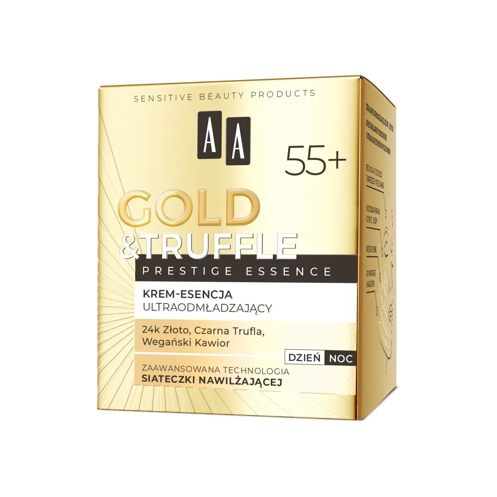 AA Gold & Truffle Prestige Essence 55+ - Dybdegående regenererende creme-essens 50ml