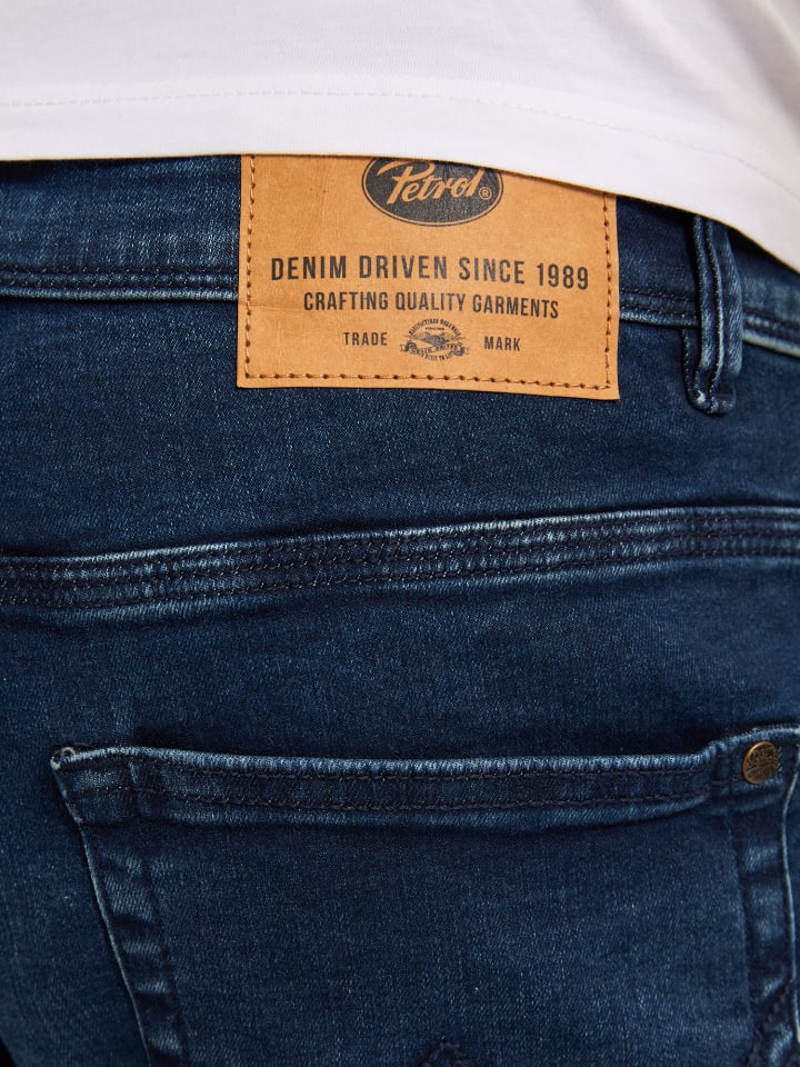 Petrol Industries Slim Fit Jeans Seaham in Blau günstig kaufen