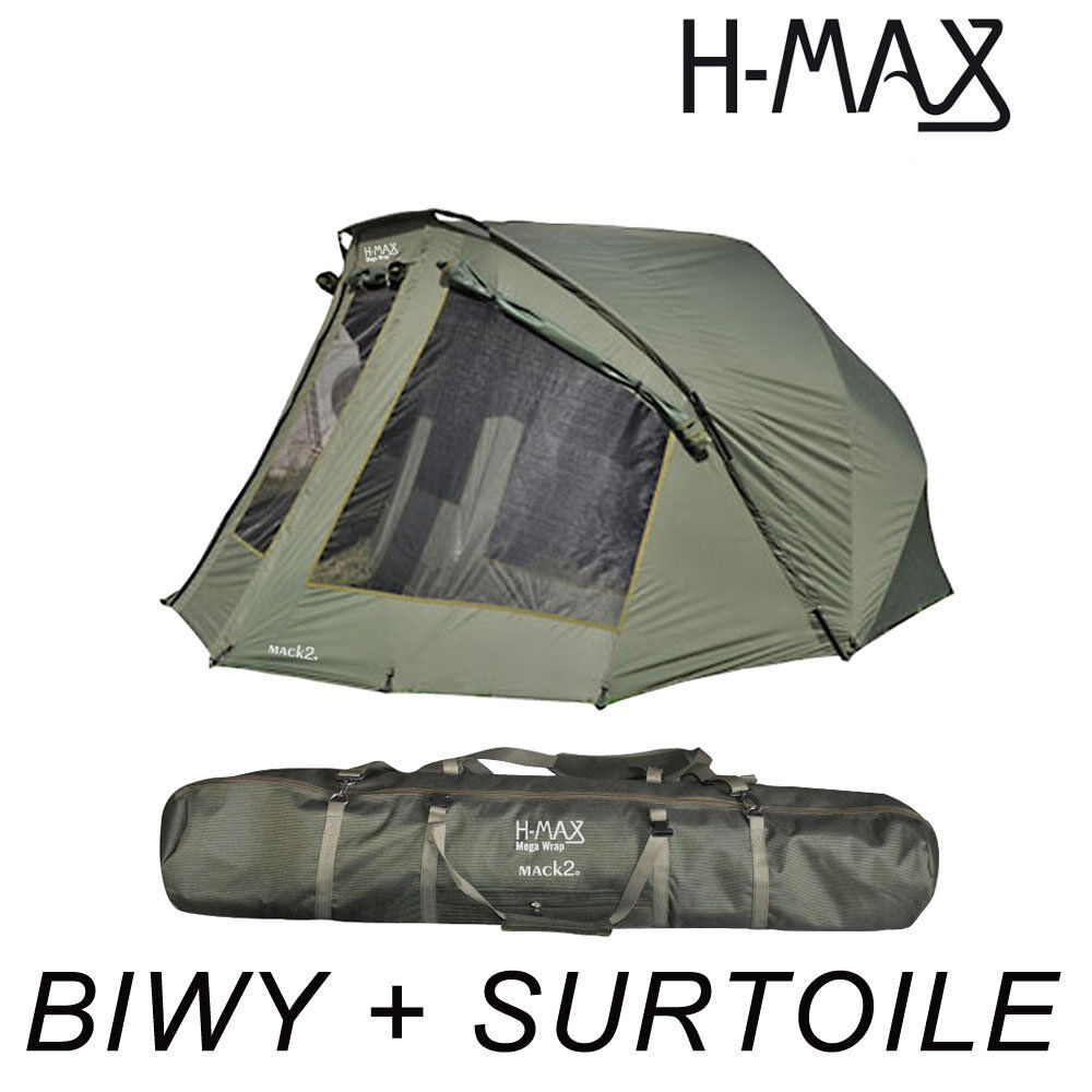Mack2 H-Max bivvy pack with overwrap